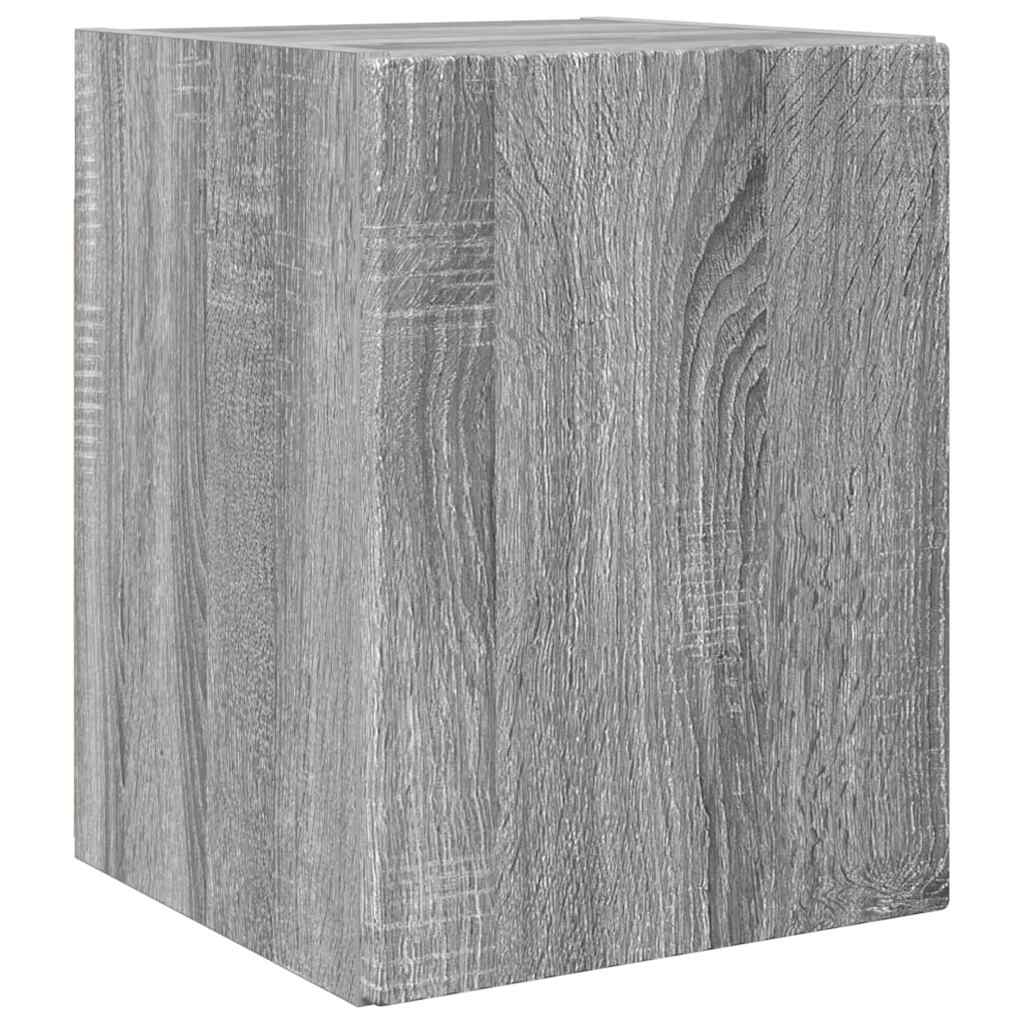 TV Wandkast 2 pcs Grijs Sonoma 30 x 31 x 40 cm Bewerkt hout is nu te koop bij PeponiXL, paradijselijk wonen!