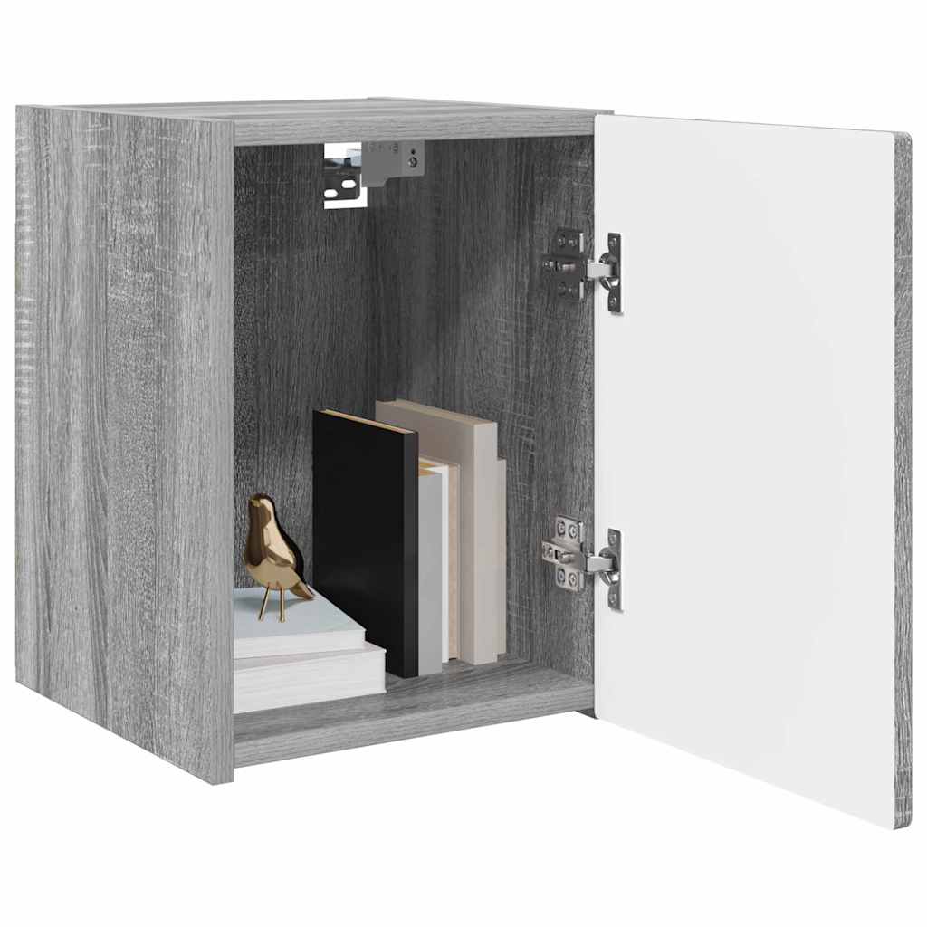 TV Wandkast 2 pcs Grijs Sonoma 30 x 31 x 40 cm Bewerkt hout is nu te koop bij PeponiXL, paradijselijk wonen!