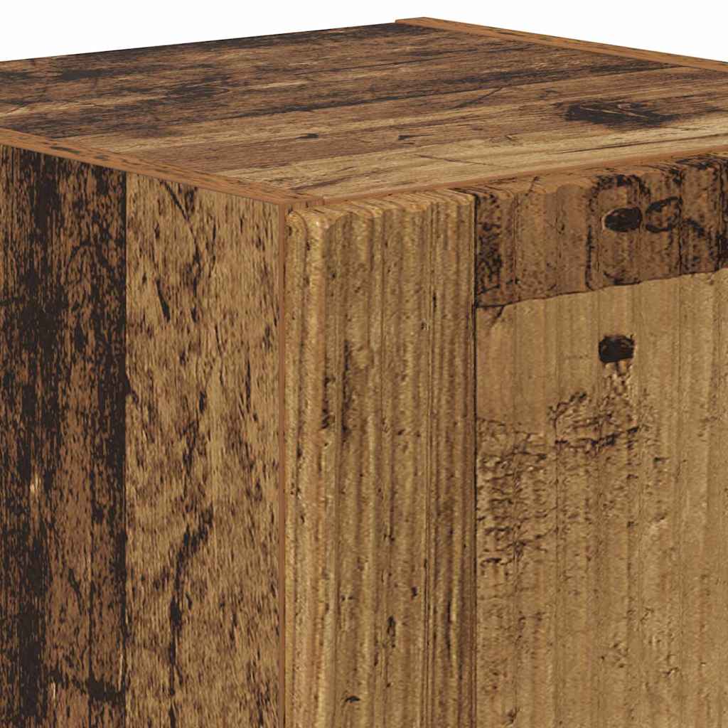 TV Wandkast Oud Hout 30 x 31 x 40 cm Bewerkt hout is nu te koop bij PeponiXL, paradijselijk wonen!