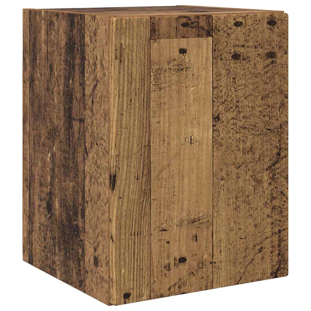 TV Wandkast Oud Hout 30 x 31 x 40 cm Bewerkt hout is nu te koop bij PeponiXL, paradijselijk wonen!