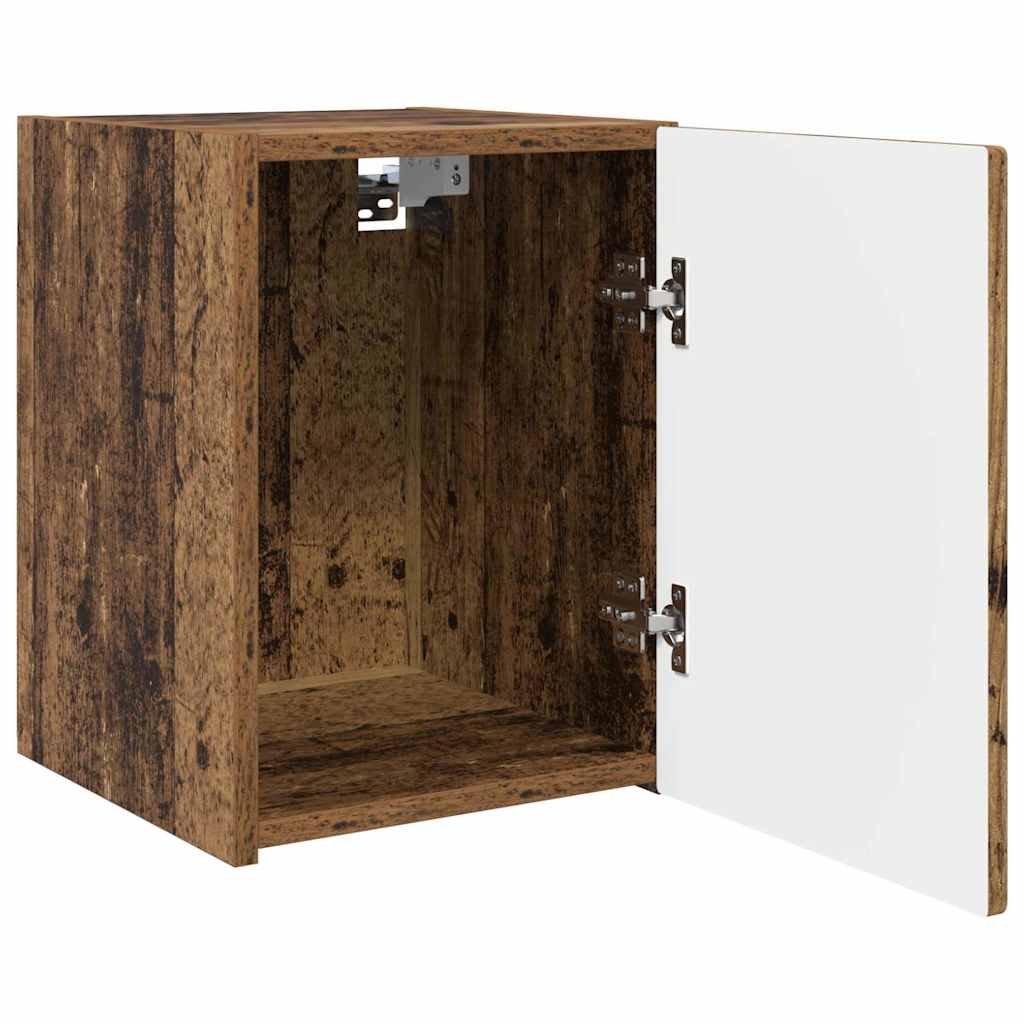 TV Wandkast Oud Hout 30 x 31 x 40 cm Bewerkt hout is nu te koop bij PeponiXL, paradijselijk wonen!