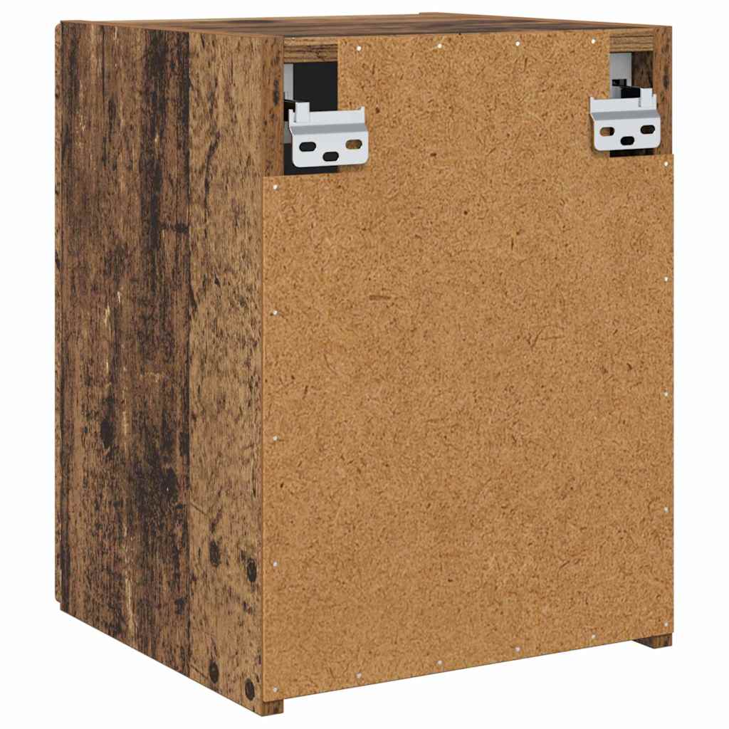 TV Wandkast Oud Hout 30 x 31 x 40 cm Bewerkt hout is nu te koop bij PeponiXL, paradijselijk wonen!
