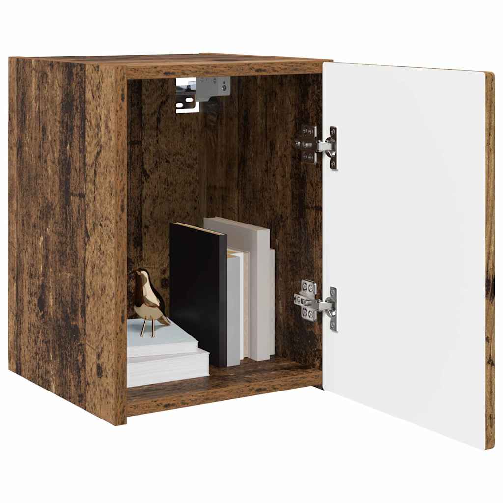 TV Wandkast Oud Hout 30 x 31 x 40 cm Bewerkt hout is nu te koop bij PeponiXL, paradijselijk wonen!