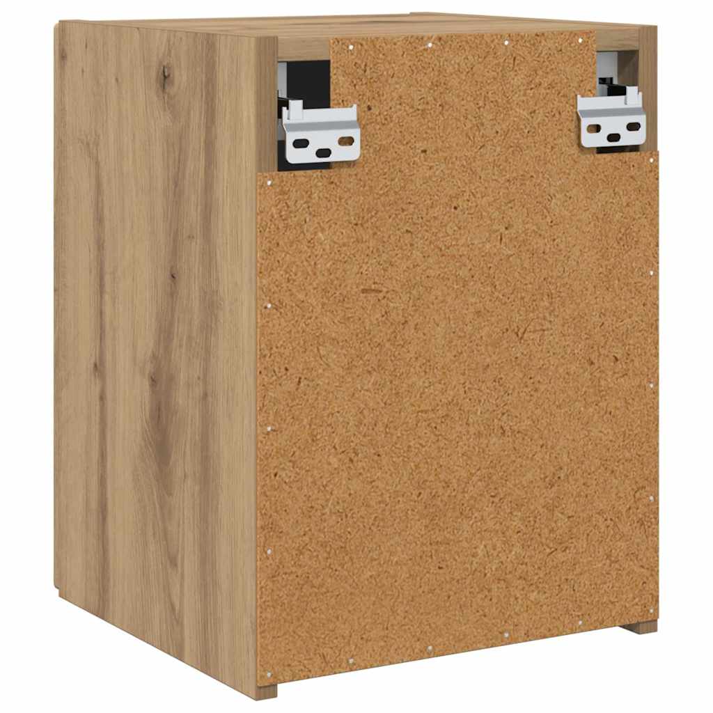 TV Wandkast Ambachtelijk eiken 30 x 31 x 40 cm Bewerkt hout is nu te koop bij PeponiXL, paradijselijk wonen!