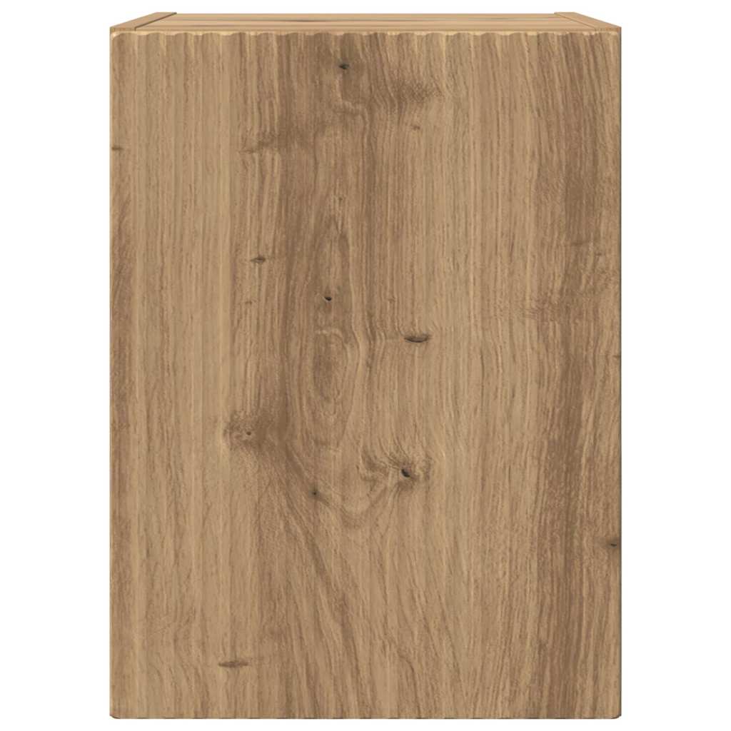 TV Wandkast Ambachtelijk eiken 30 x 31 x 40 cm Bewerkt hout is nu te koop bij PeponiXL, paradijselijk wonen!