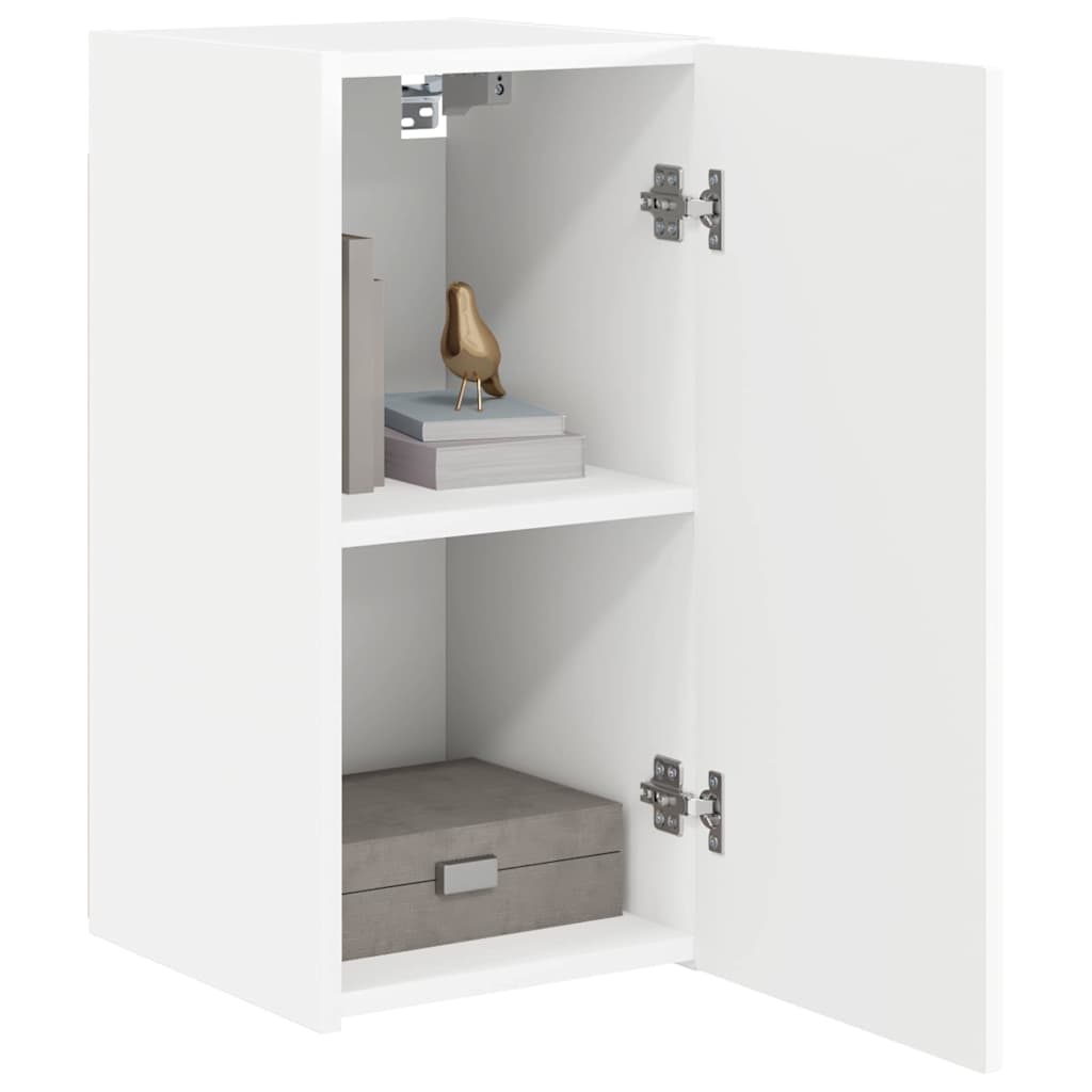 TV Wandkast Wandgemonteerd Wit 30 x 31 x 60 cm Bewerkt hout is nu te koop bij PeponiXL, paradijselijk wonen!