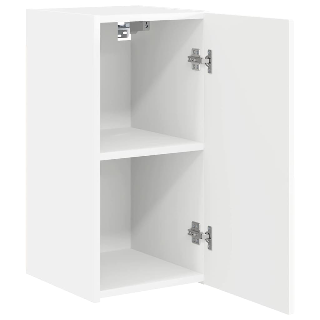 TV Wandkast 2 pcs Wit 30 x 31 x 60 cm Bewerkt hout is nu te koop bij PeponiXL, paradijselijk wonen!