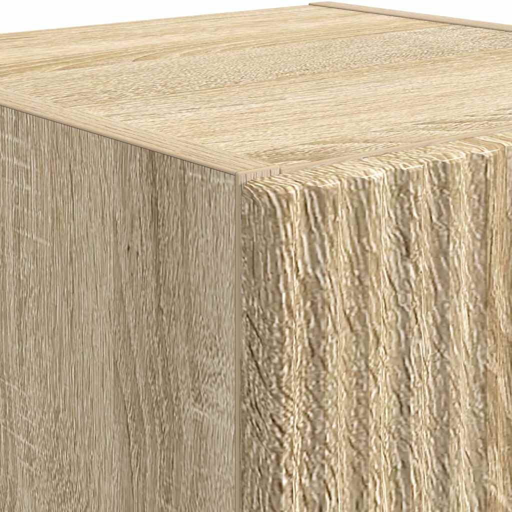 TV Wandkast Wandgemonteerd Sonoma 30 x 31 x 60 cm Bewerkt hout is nu te koop bij PeponiXL, paradijselijk wonen!