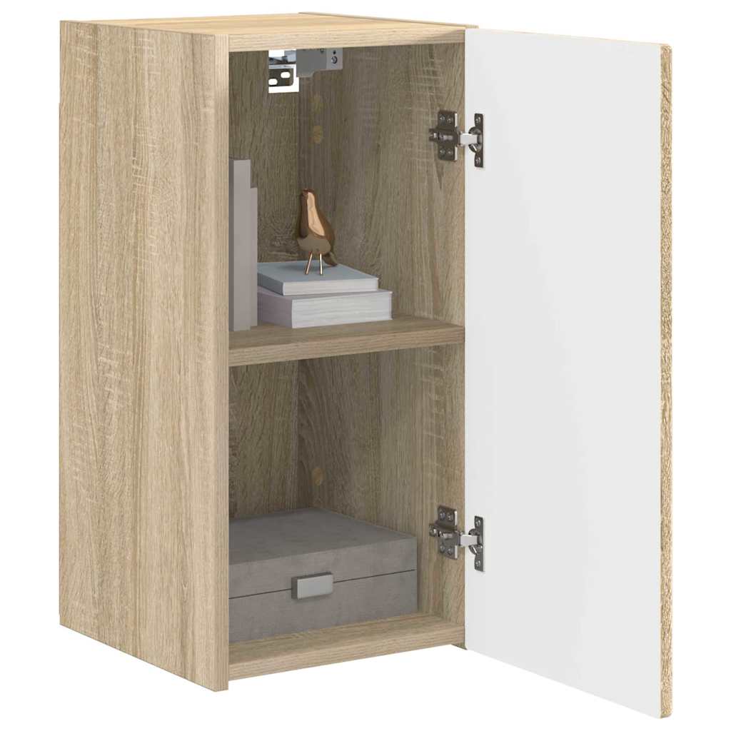 TV Wandkast Wandgemonteerd Sonoma 30 x 31 x 60 cm Bewerkt hout is nu te koop bij PeponiXL, paradijselijk wonen!
