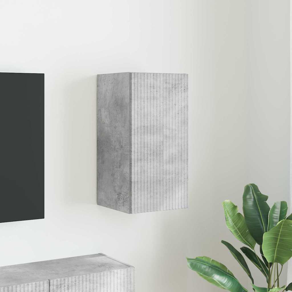 TV Wandkast Wandgemonteerd Beton 30 x 31 x 60 cm Bewerkt hout is nu te koop bij PeponiXL, paradijselijk wonen!