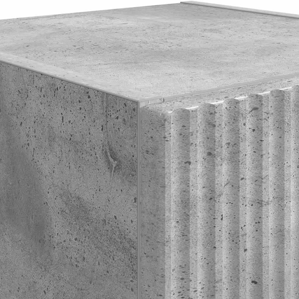TV Wandkast 2 pcs Beton 30 x 31 x 60 cm Bewerkt hout is nu te koop bij PeponiXL, paradijselijk wonen!