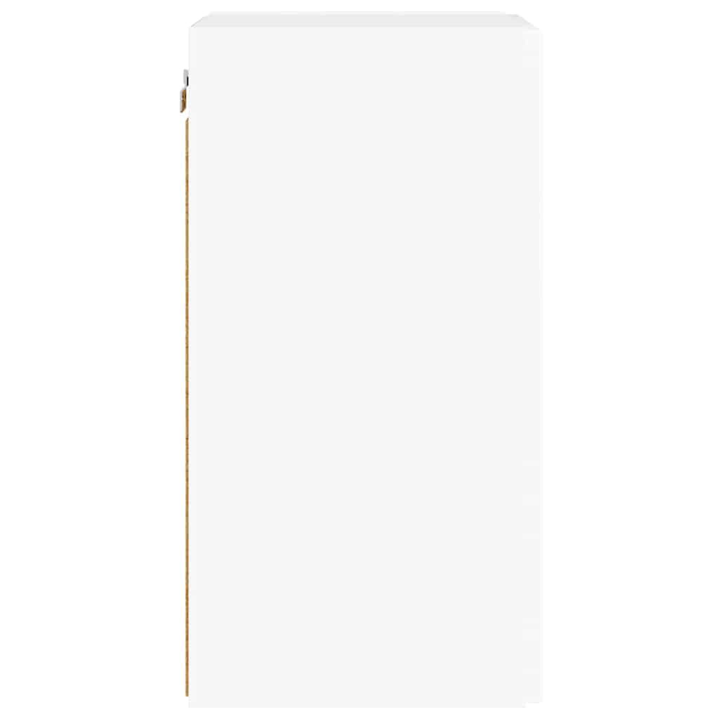 TV Wandkast Glanzend Wit 30 x 31 x 60 cm Bewerkt hout is nu te koop bij PeponiXL, paradijselijk wonen!