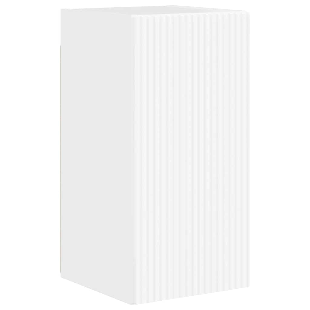 TV Wandkast 2 pcs Glanzend Wit 30 x 31 x 60 cm Bewerkt hout is nu te koop bij PeponiXL, paradijselijk wonen!