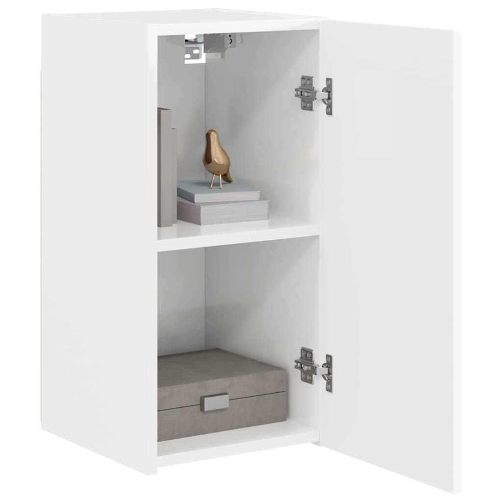 TV Wandkast 2 pcs Glanzend Wit 30 x 31 x 60 cm Bewerkt hout is nu te koop bij PeponiXL, paradijselijk wonen!