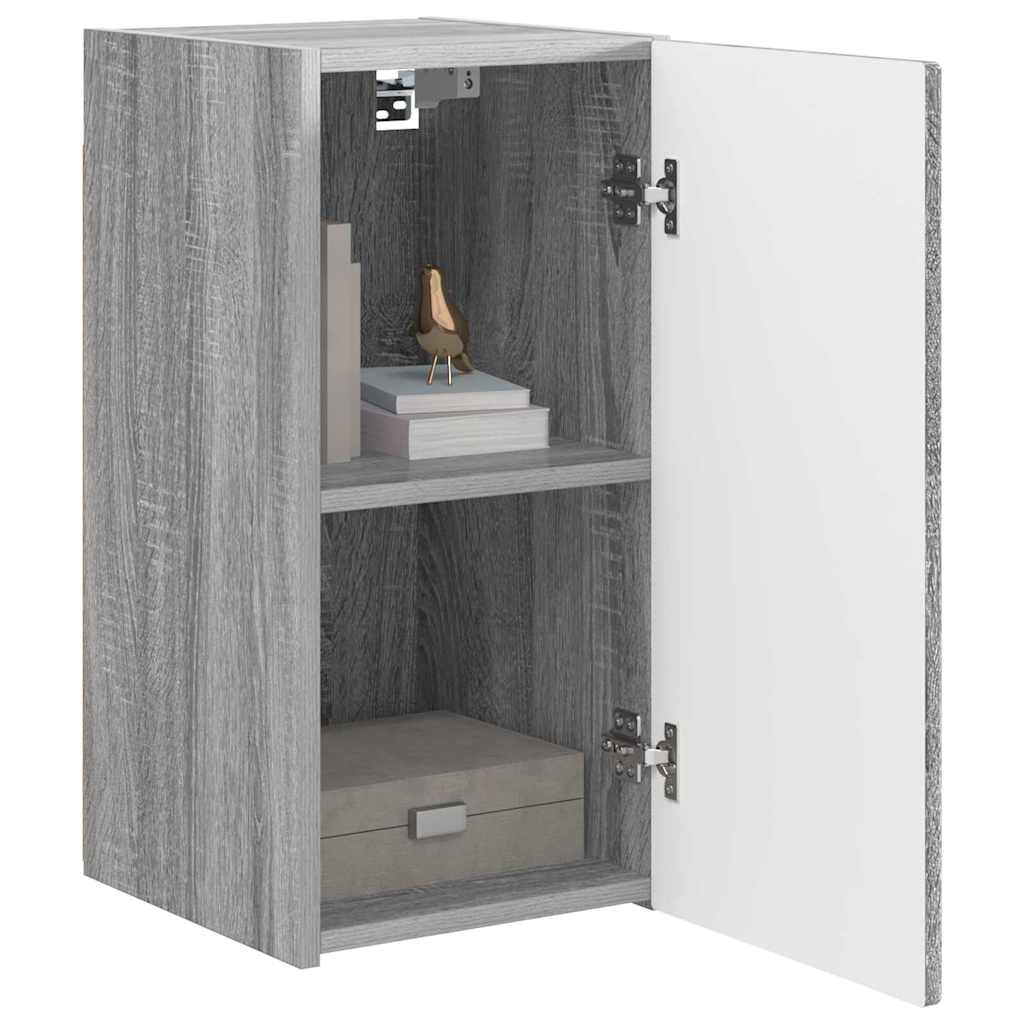 TV Wandkast Grijs Sonoma 30 x 31 x 60 cm Bewerkt hout is nu te koop bij PeponiXL, paradijselijk wonen!
