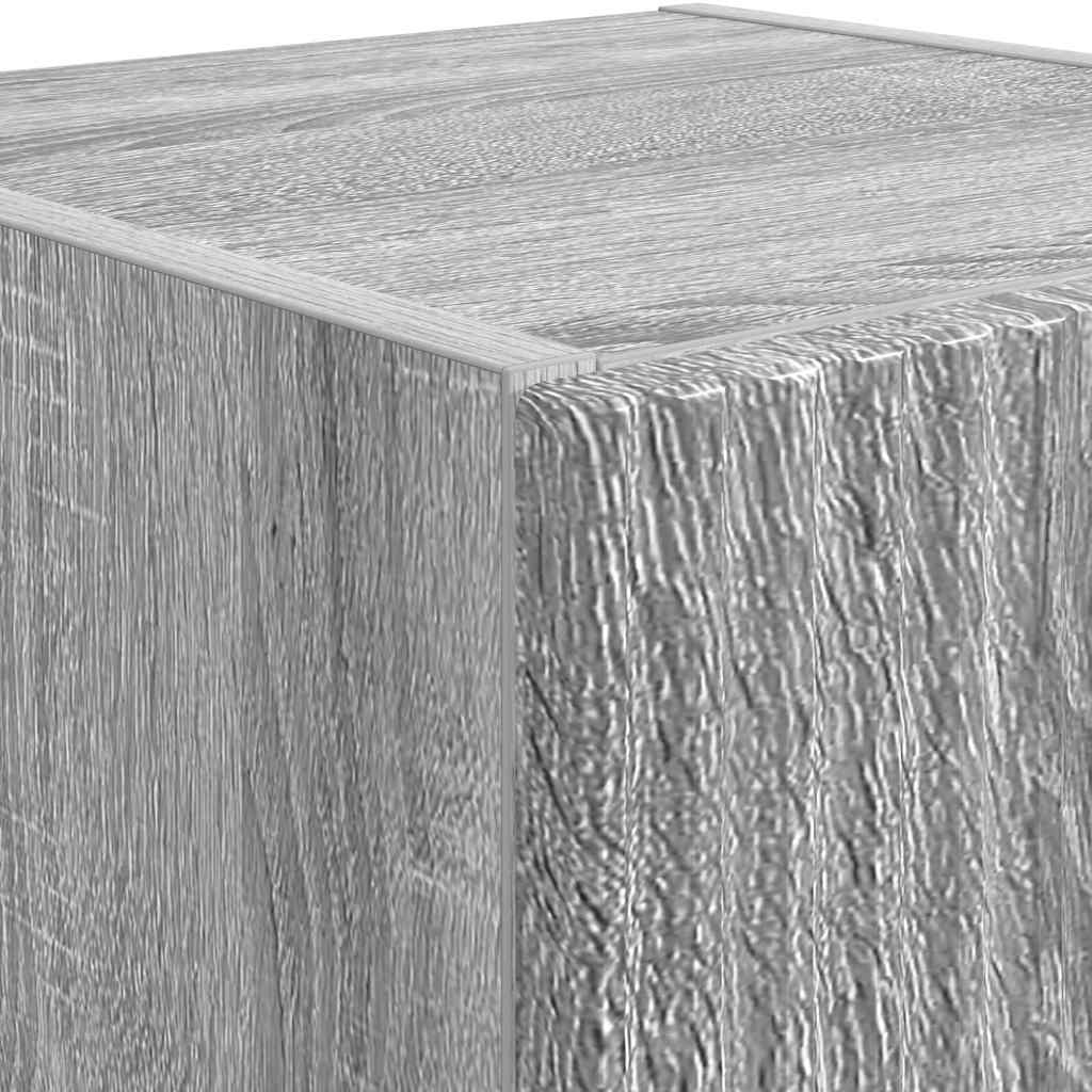 TV Wandkast 2 pcs Grijs Sonoma 30 x 31 x 60 cm Bewerkt hout is nu te koop bij PeponiXL, paradijselijk wonen!
