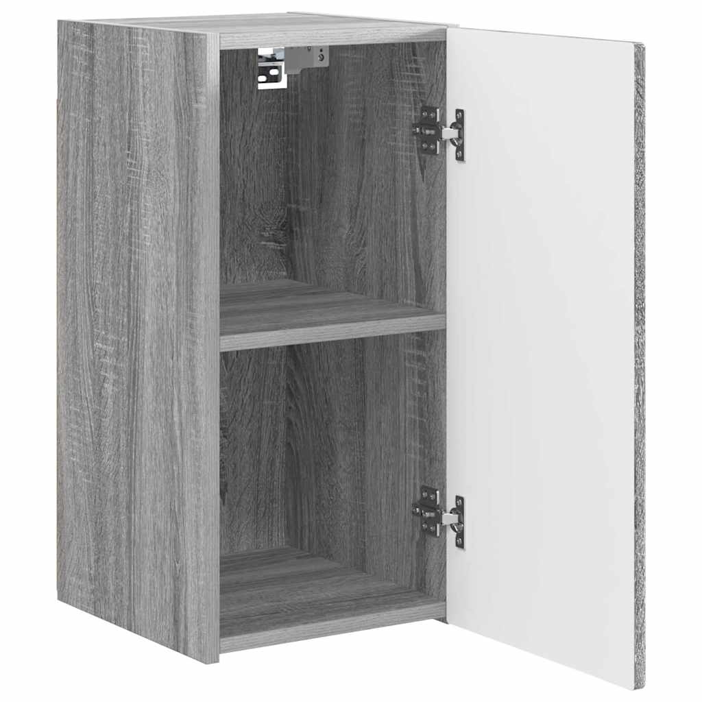 TV Wandkast 2 pcs Grijs Sonoma 30 x 31 x 60 cm Bewerkt hout is nu te koop bij PeponiXL, paradijselijk wonen!