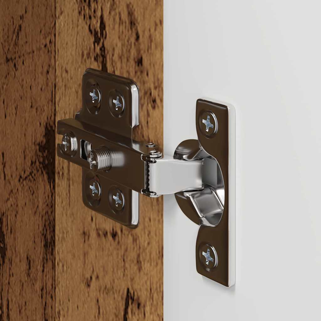 TV Wandkast Oud Hout 30 x 31 x 60 cm Bewerkt hout is nu te koop bij PeponiXL, paradijselijk wonen!