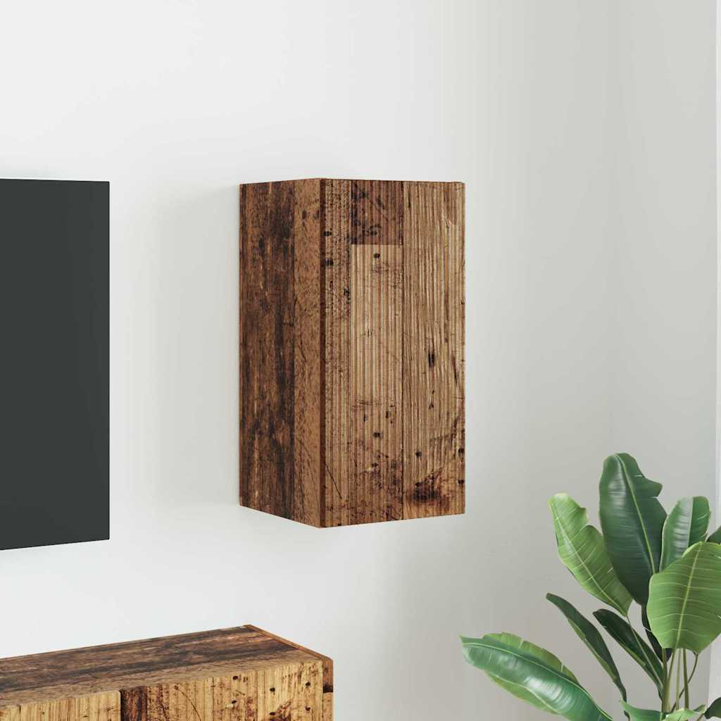 TV Wandkast Oud Hout 30 x 31 x 60 cm Bewerkt hout is nu te koop bij PeponiXL, paradijselijk wonen!