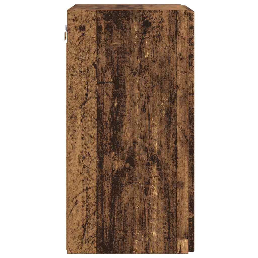 TV Wandkast Oud Hout 30 x 31 x 60 cm Bewerkt hout is nu te koop bij PeponiXL, paradijselijk wonen!