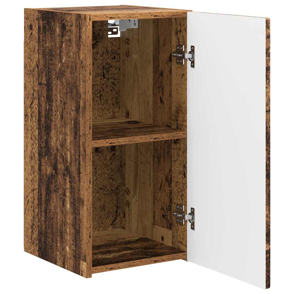 TV Wandkast 2 pcs Oud Hout 30 x 31 x 60 cm Bewerkt hout is nu te koop bij PeponiXL, paradijselijk wonen!