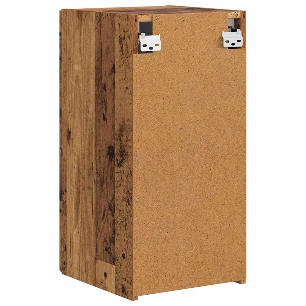 TV Wandkast 2 pcs Oud Hout 30 x 31 x 60 cm Bewerkt hout is nu te koop bij PeponiXL, paradijselijk wonen!