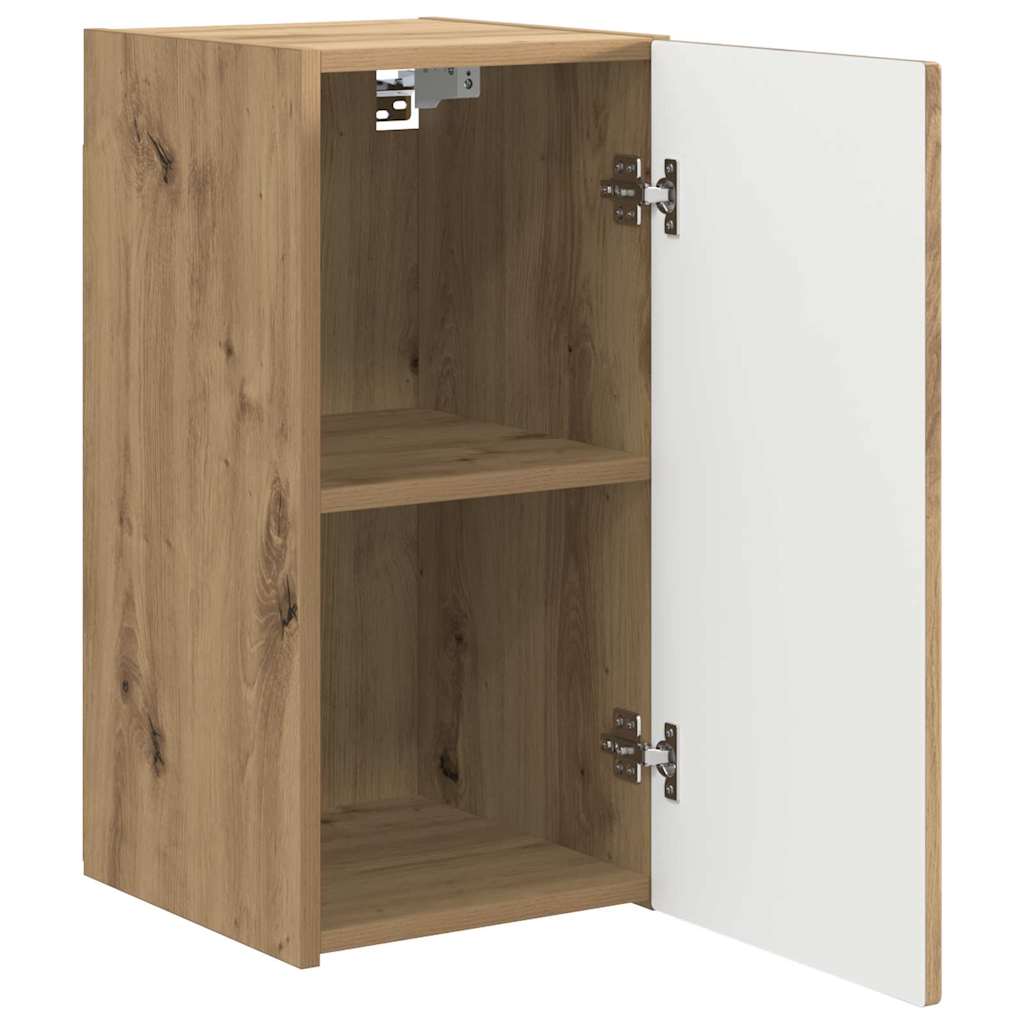 TV Wandkast 2 pcs Ambachtelijk eiken 30 x 31 x 60 cm is nu te koop bij PeponiXL, paradijselijk wonen!