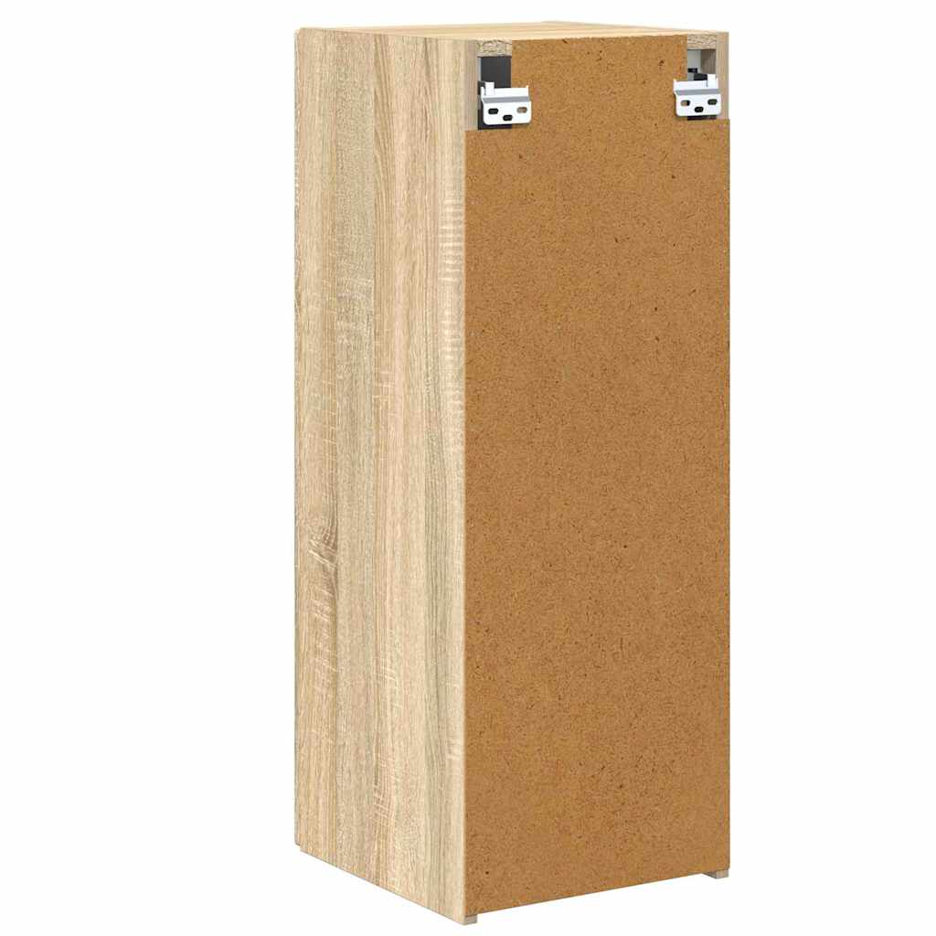 TV Wandkast Wandgemonteerd Sonoma 30 x 31 x 80 cm Bewerkt hout is nu te koop bij PeponiXL, paradijselijk wonen!
