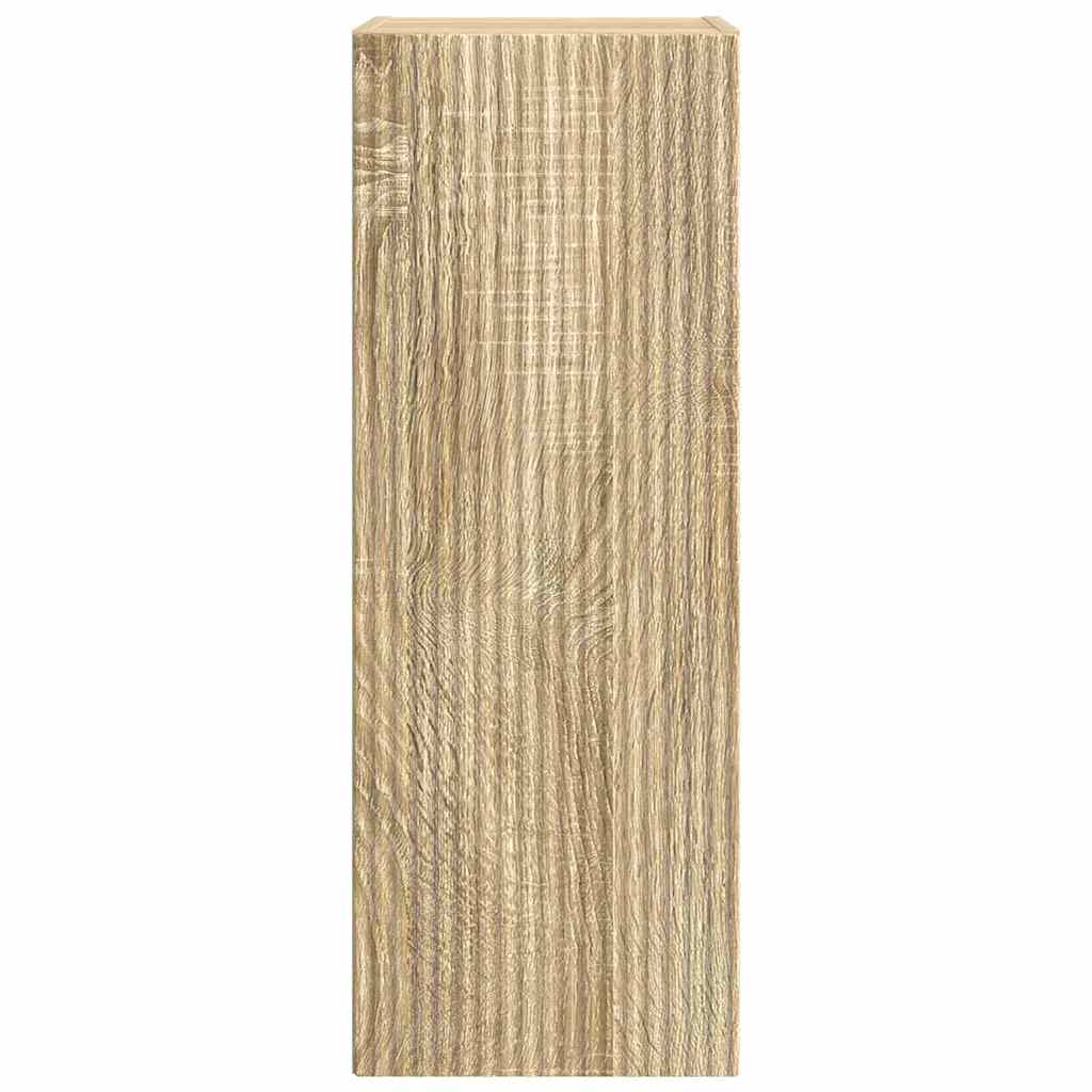 TV Wandkast 2 pcs Sonoma 30 x 31 x 80 cm Bewerkt hout is nu te koop bij PeponiXL, paradijselijk wonen!