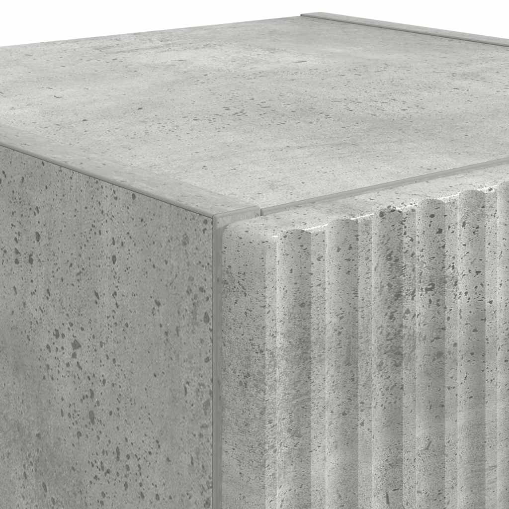 TV Wandkast Wandgemonteerd Beton 30 x 31 x 80 cm Bewerkt hout is nu te koop bij PeponiXL, paradijselijk wonen!