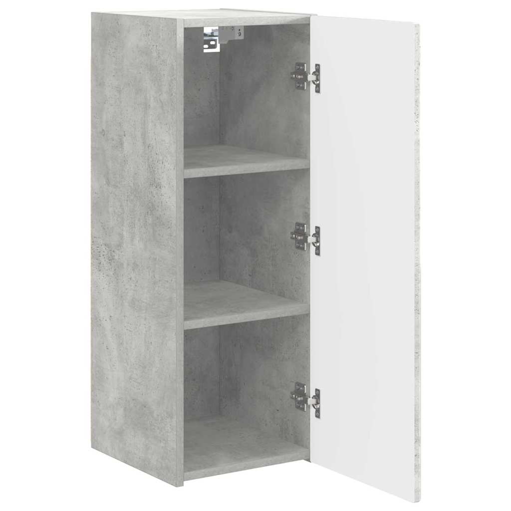 TV Wandkast Wandgemonteerd Beton 30 x 31 x 80 cm Bewerkt hout is nu te koop bij PeponiXL, paradijselijk wonen!