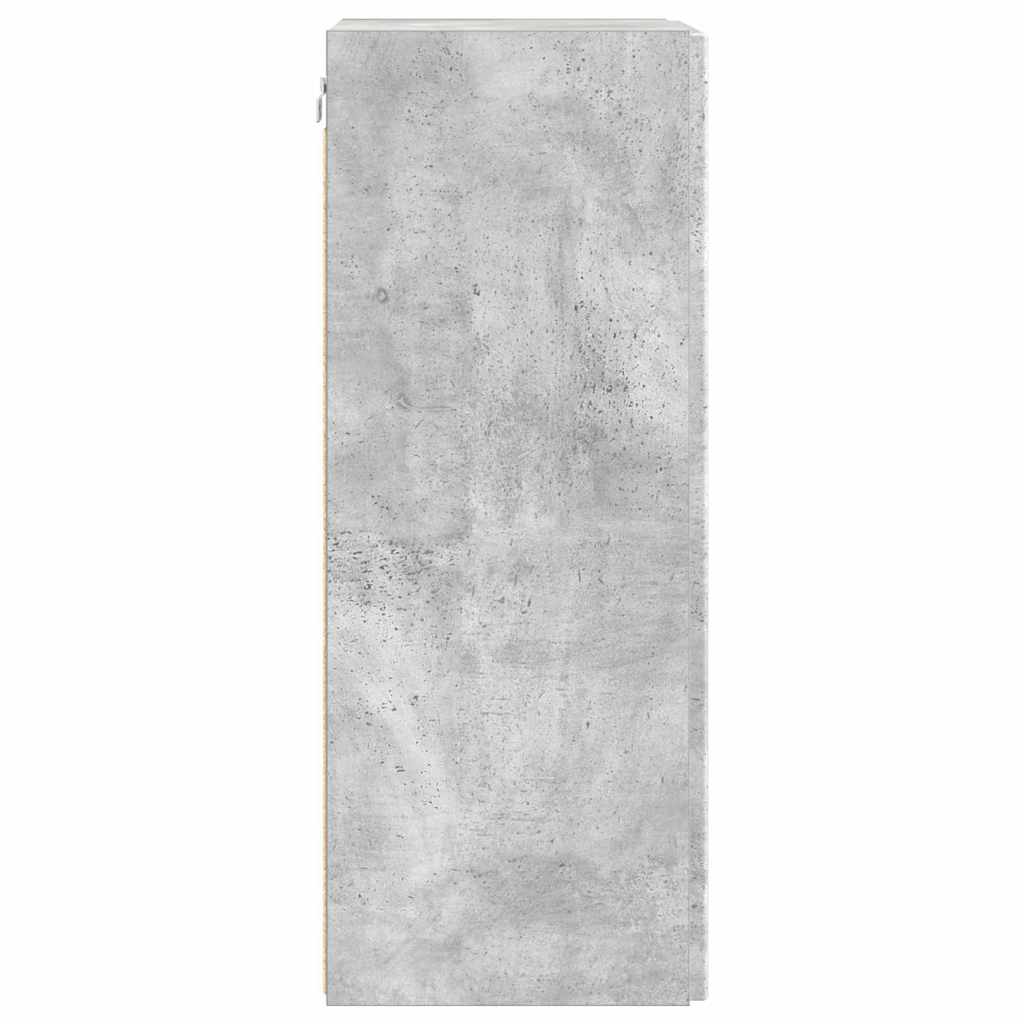 TV Wandkast Wandgemonteerd Beton 30 x 31 x 80 cm Bewerkt hout is nu te koop bij PeponiXL, paradijselijk wonen!