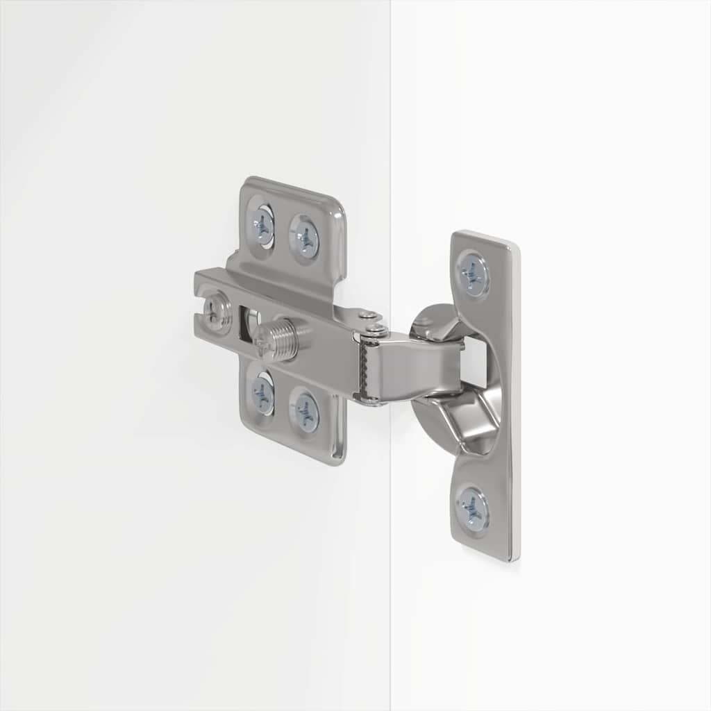 TV Wandkast 2 pcs Glanzend Wit 30 x 31 x 80 cm Bewerkt hout is nu te koop bij PeponiXL, paradijselijk wonen!