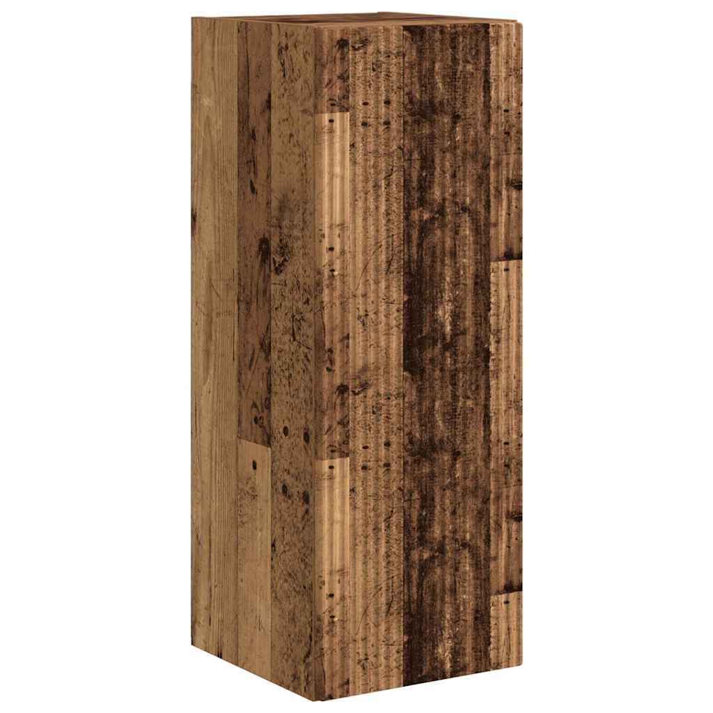 TV Wandkast Oud Hout 30 x 31 x 80 cm Bewerkt hout is nu te koop bij PeponiXL, paradijselijk wonen!