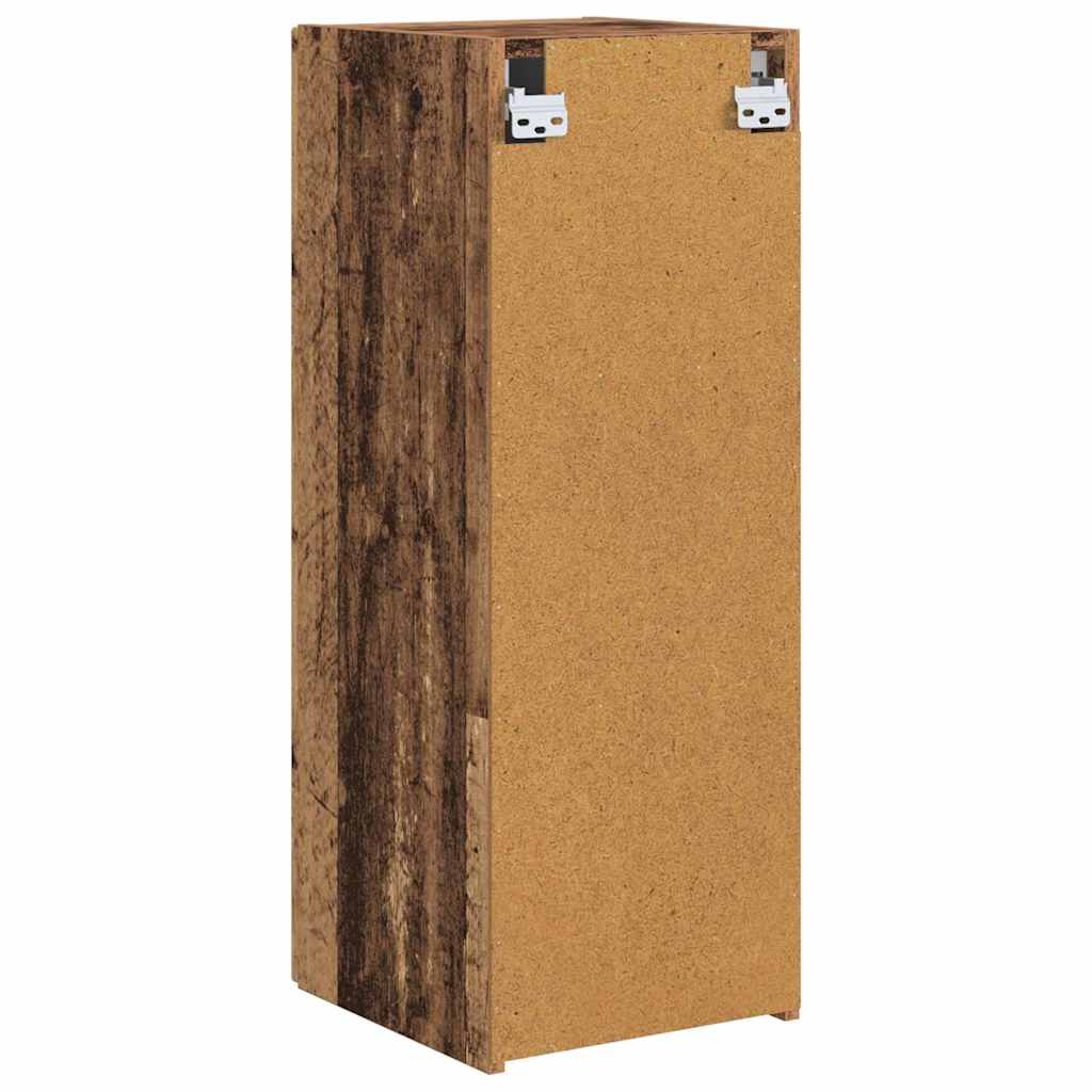 TV Wandkast Oud Hout 30 x 31 x 80 cm Bewerkt hout is nu te koop bij PeponiXL, paradijselijk wonen!