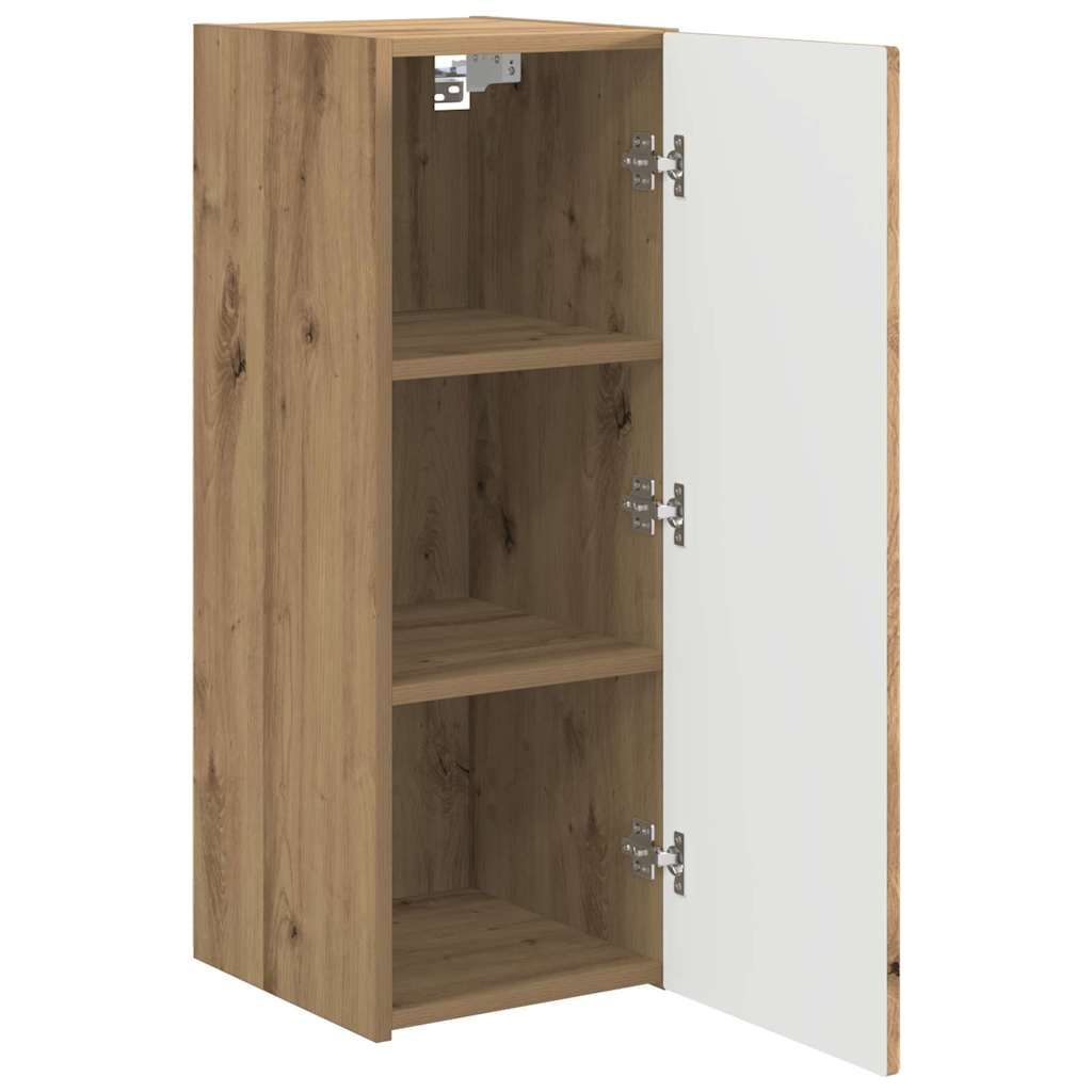 TV Wandkast 2 pcs Ambachtelijk eiken 30 x 31 x 80 cm is nu te koop bij PeponiXL, paradijselijk wonen!