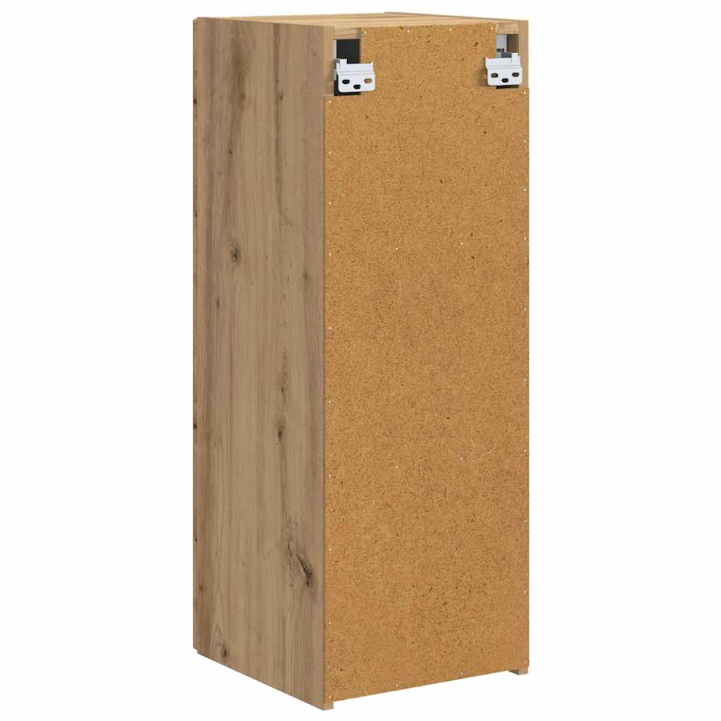 TV Wandkast 2 pcs Ambachtelijk eiken 30 x 31 x 80 cm is nu te koop bij PeponiXL, paradijselijk wonen!