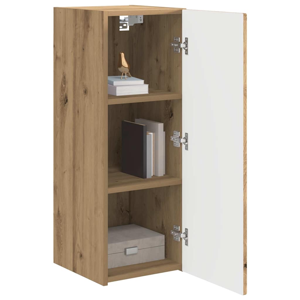 TV Wandkast 2 pcs Ambachtelijk eiken 30 x 31 x 80 cm is nu te koop bij PeponiXL, paradijselijk wonen!