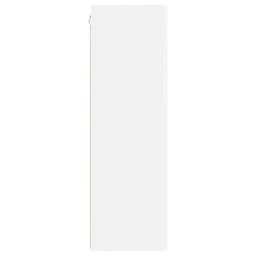 TV Wandkast 2 pcs Wit 30 x 31 x 100 cm Bewerkt hout is nu te koop bij PeponiXL, paradijselijk wonen!