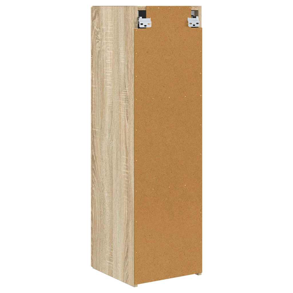 TV Wandkast Wandgemonteerd Sonoma 30 x 31 x 100 cm Bewerkt hout is nu te koop bij PeponiXL, paradijselijk wonen!