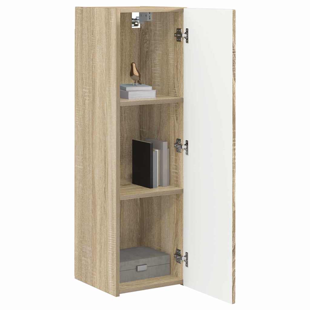 TV Wandkast Wandgemonteerd Sonoma 30 x 31 x 100 cm Bewerkt hout is nu te koop bij PeponiXL, paradijselijk wonen!