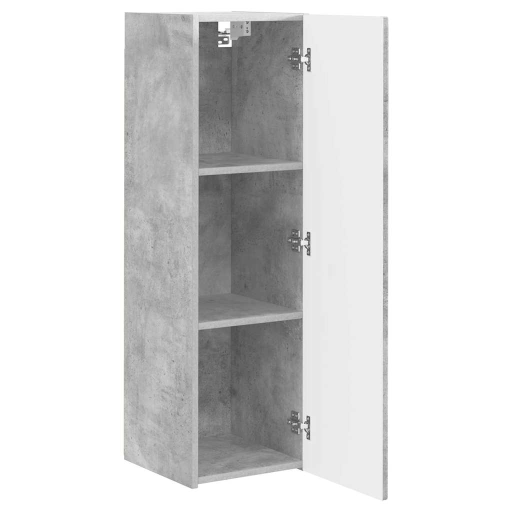 TV Wandkast 2 pcs Beton 30 x 31 x 100 cm Bewerkt hout is nu te koop bij PeponiXL, paradijselijk wonen!