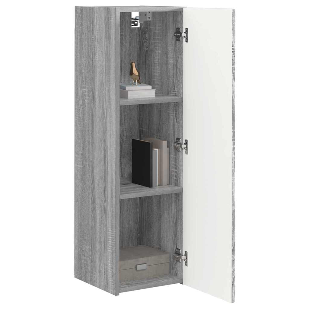 TV Wandkast Grijs Sonoma 30 x 31 x 100 cm Bewerkt hout is nu te koop bij PeponiXL, paradijselijk wonen!