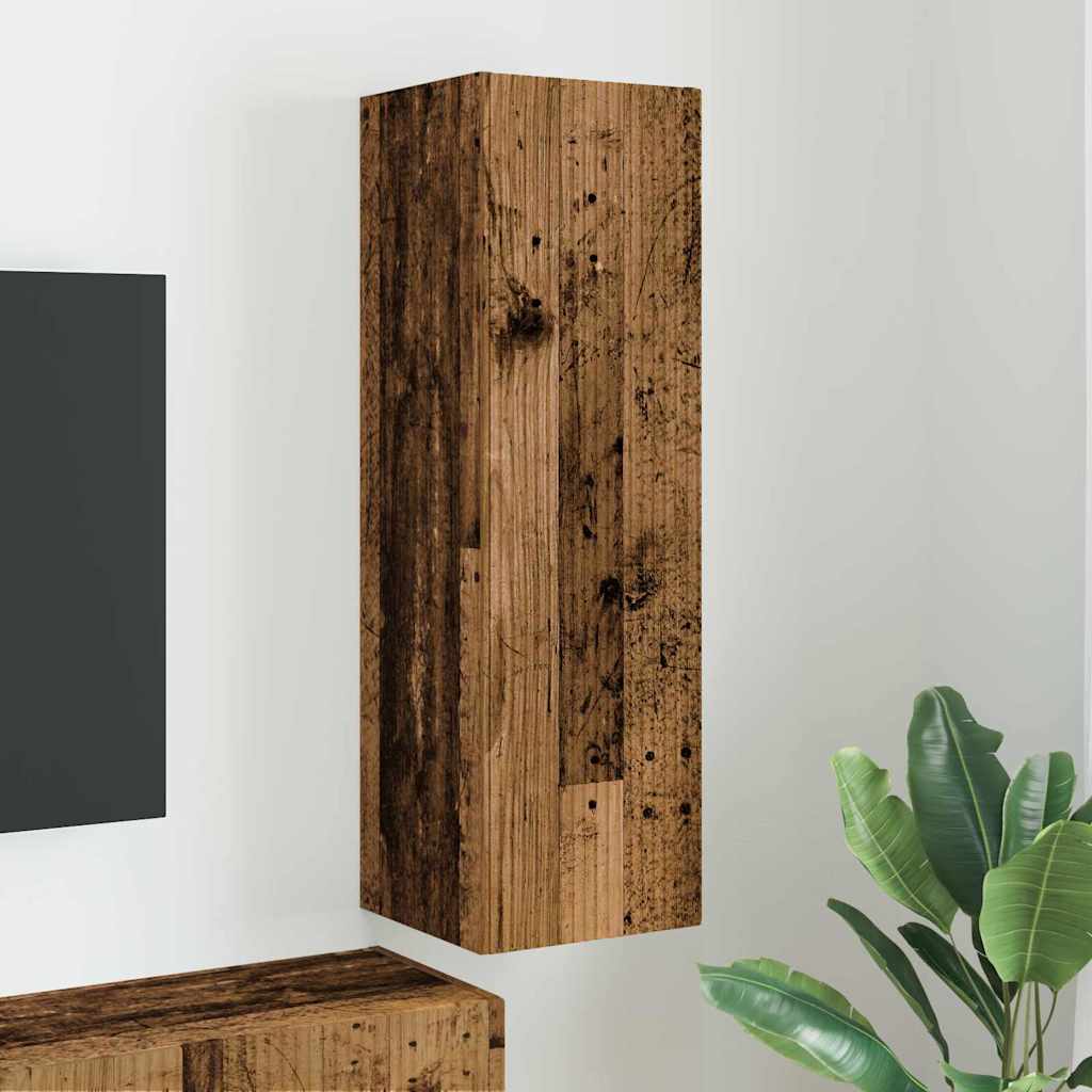 TV Wandkast Oud Hout 30 x 31 x 100 cm Bewerkt hout is nu te koop bij PeponiXL, paradijselijk wonen!