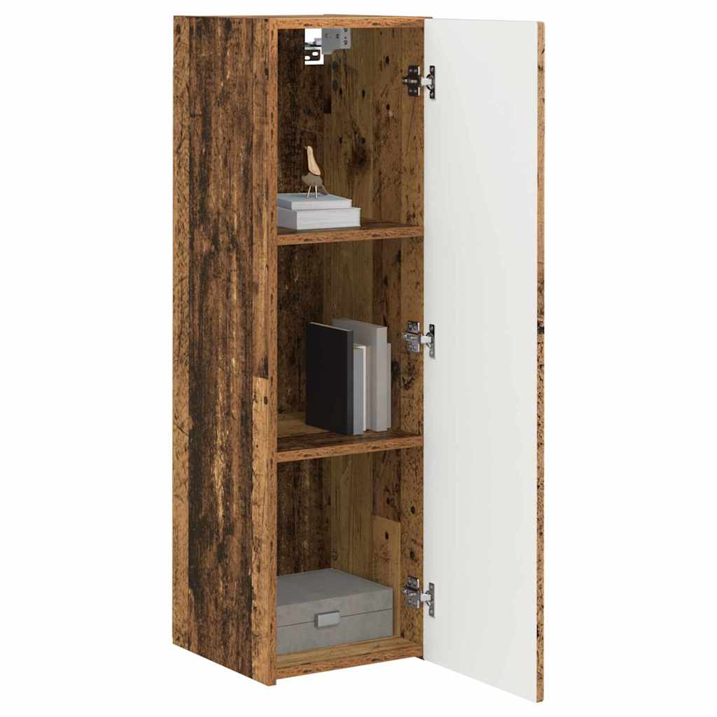 TV Wandkast 2 pcs Oud Hout 30 x 31 x 100 cm Bewerkt hout is nu te koop bij PeponiXL, paradijselijk wonen!