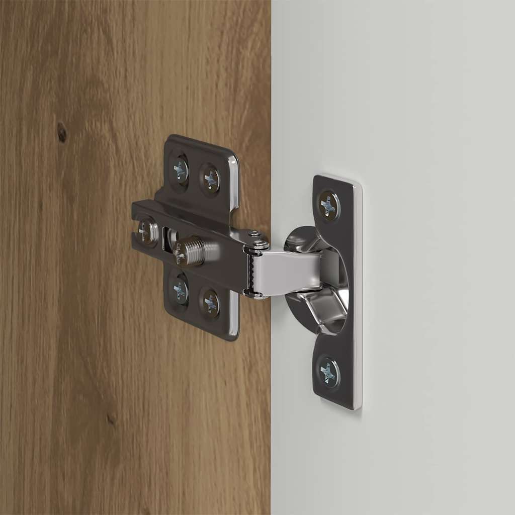 TV Wandkast 2 pcs Ambachtelijk eiken 30 x 31 x 100 cm is nu te koop bij PeponiXL, paradijselijk wonen!