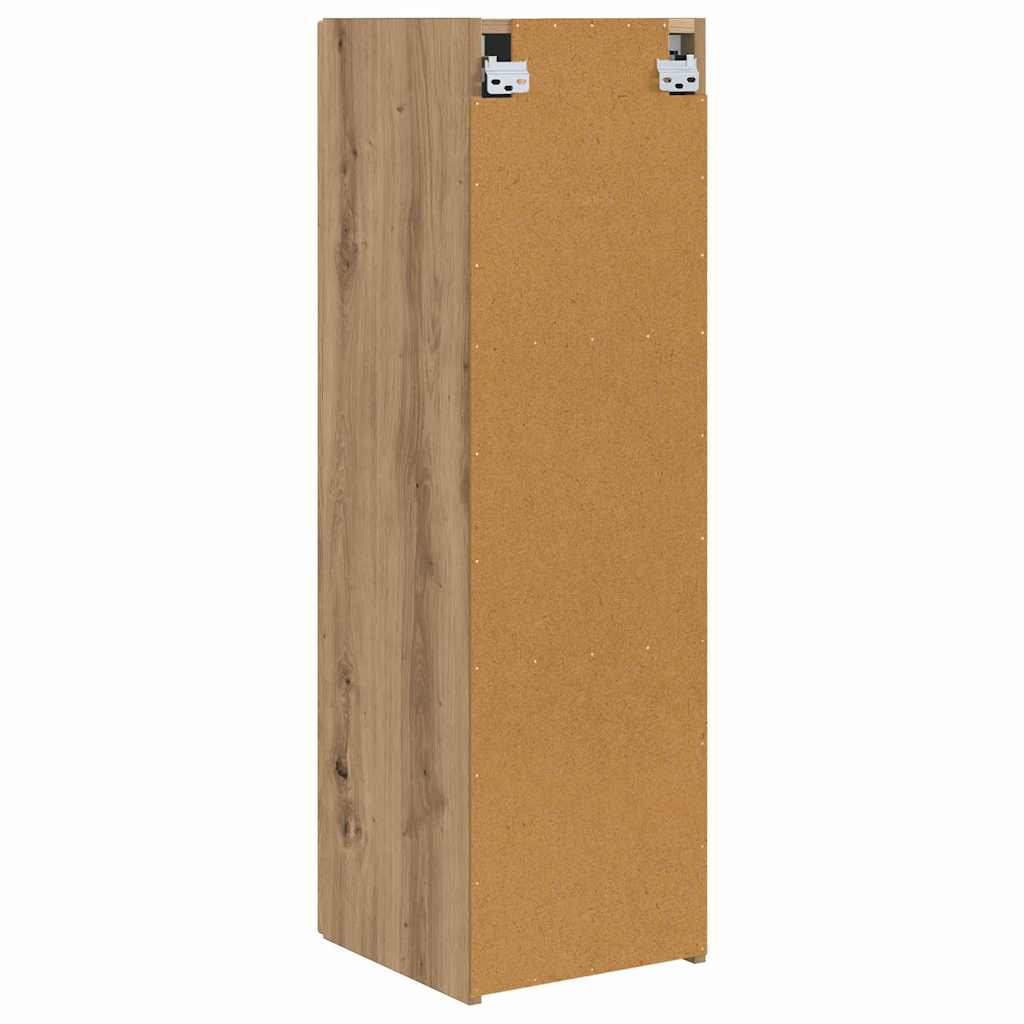 TV Wandkast 2 pcs Ambachtelijk eiken 30 x 31 x 100 cm is nu te koop bij PeponiXL, paradijselijk wonen!