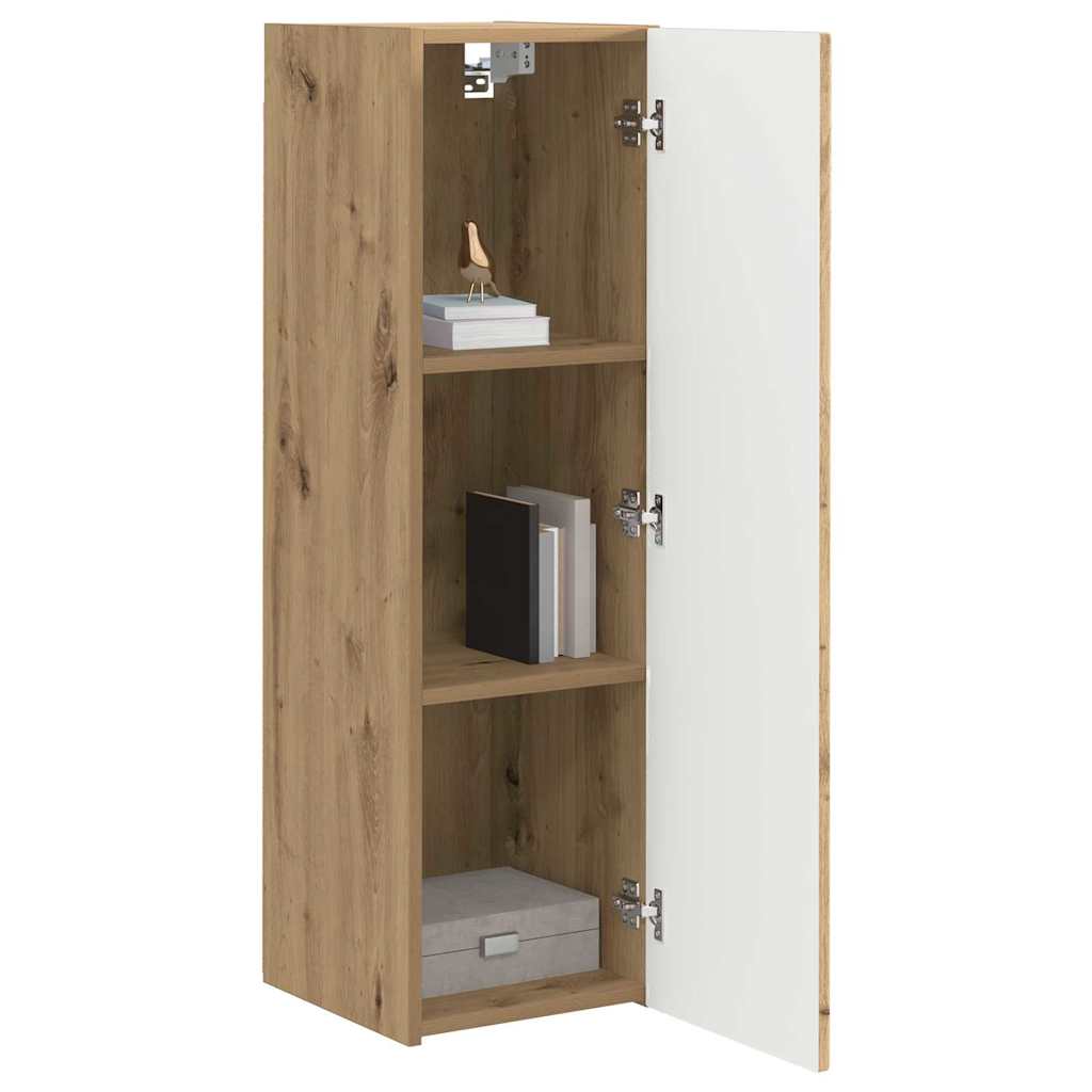 TV Wandkast 2 pcs Ambachtelijk eiken 30 x 31 x 100 cm is nu te koop bij PeponiXL, paradijselijk wonen!