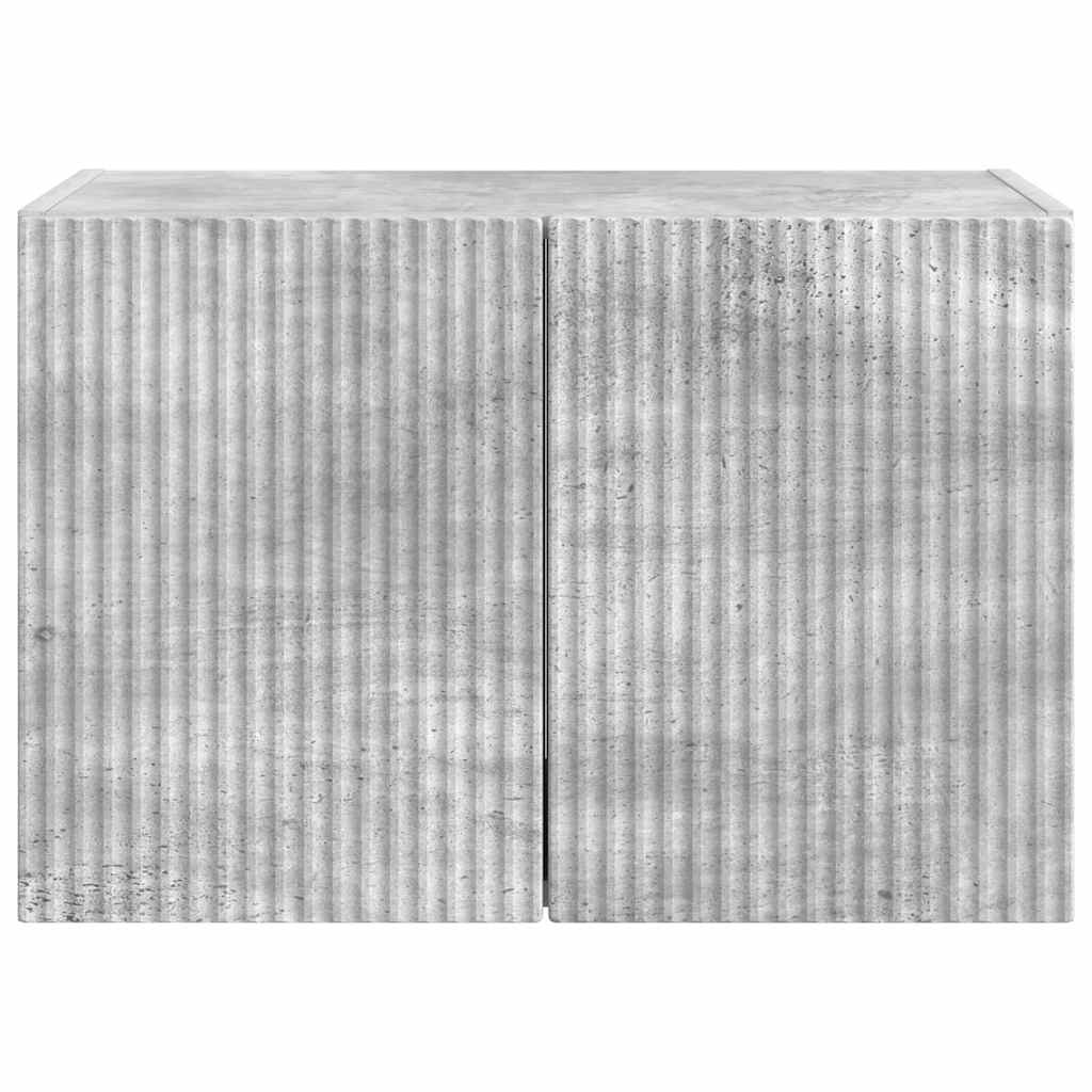 TV-wandkast Beton Grijs 59,5 x 31 x 40 cm Bewerkt hout is nu te koop bij PeponiXL, paradijselijk wonen!