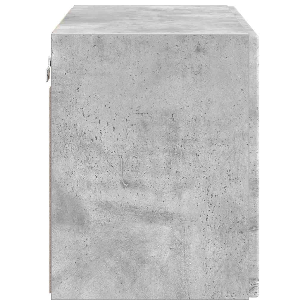 TV-wandkast Beton Grijs 59,5 x 31 x 40 cm Bewerkt hout is nu te koop bij PeponiXL, paradijselijk wonen!